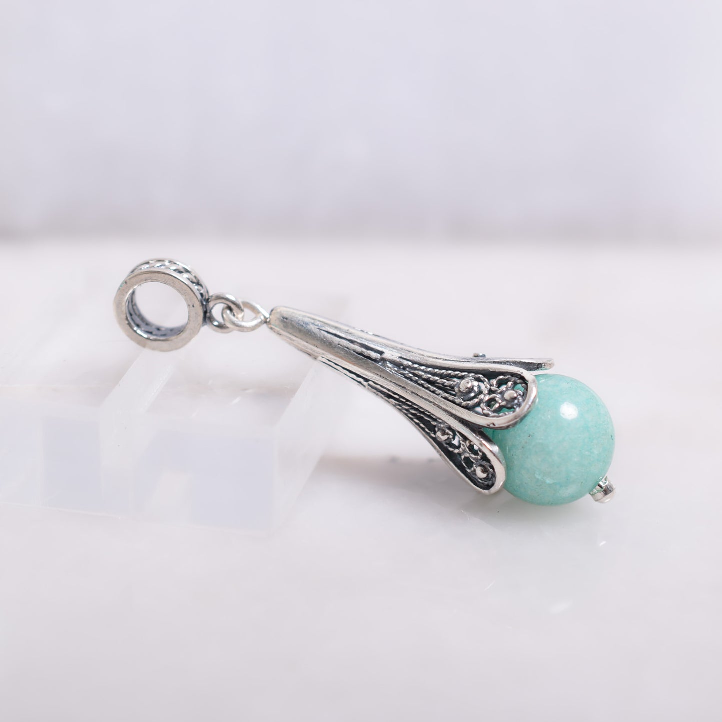 Amazonite Sterling Silver Pendant