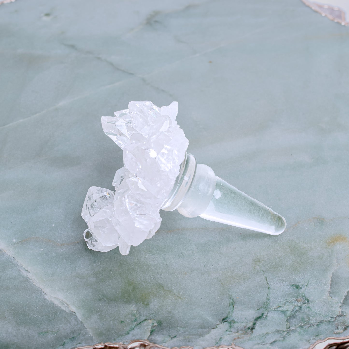 Crystal Quartz Bottle Stopper 2