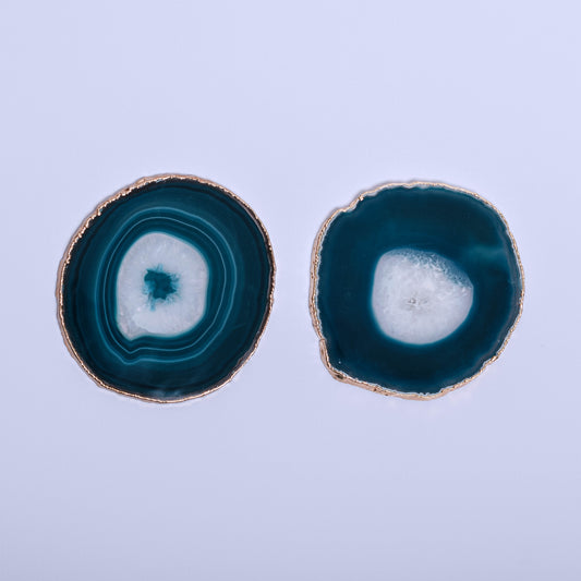 Natural Agate Coaster (Set of 2)