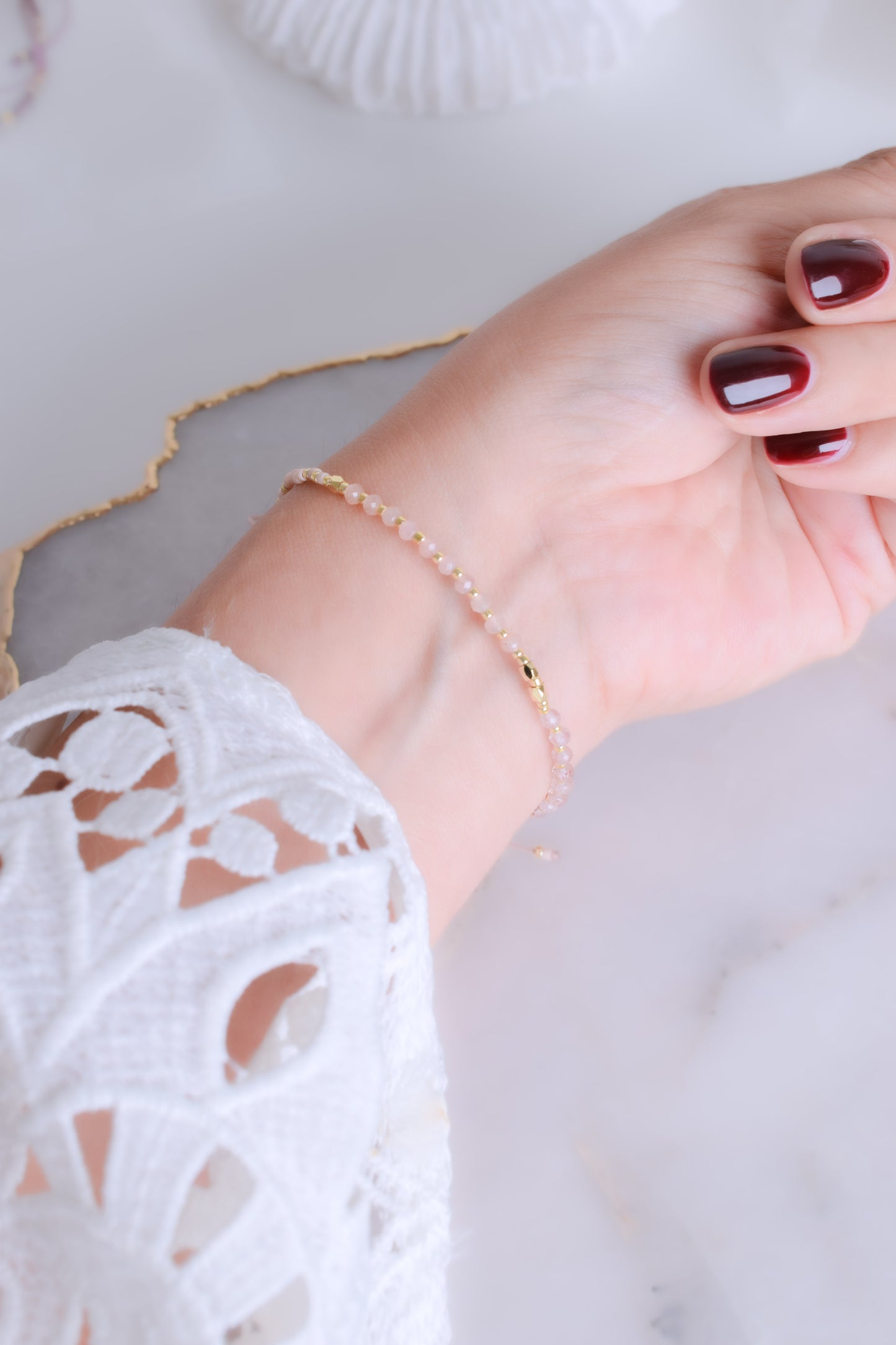 Mini Beads Natural Gemstone Bracelets