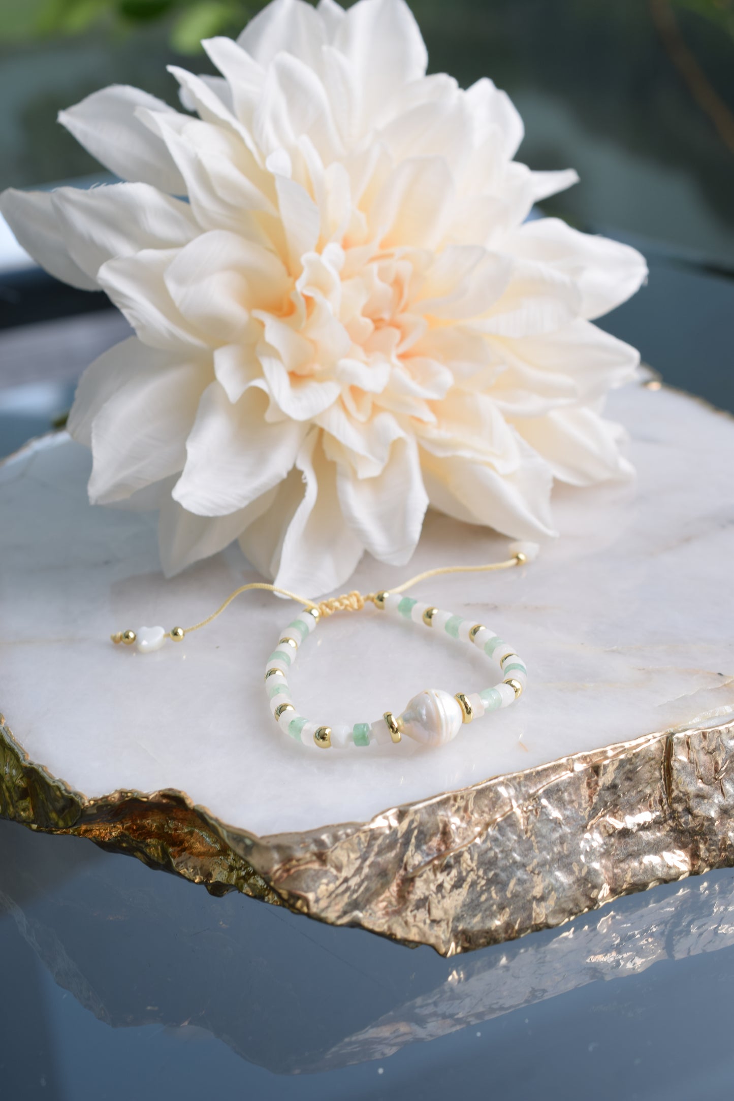 Harmony Bracelet – Pearl, Moonstone & Amazonite