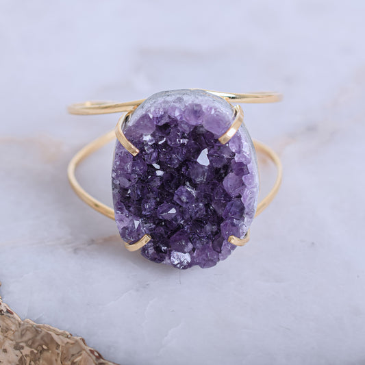 Amethyst Gold Plated Pracelet 1