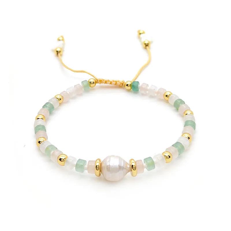 Harmony Bracelet – Pearl, Moonstone & Amazonite