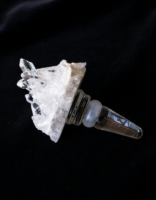 Crystal Quartz Bottle Stopper