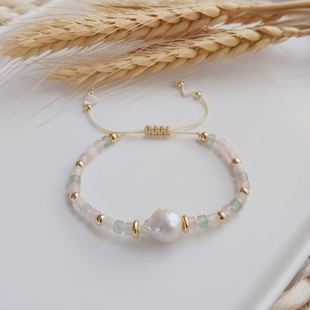Harmony Bracelet – Pearl, Moonstone & Amazonite