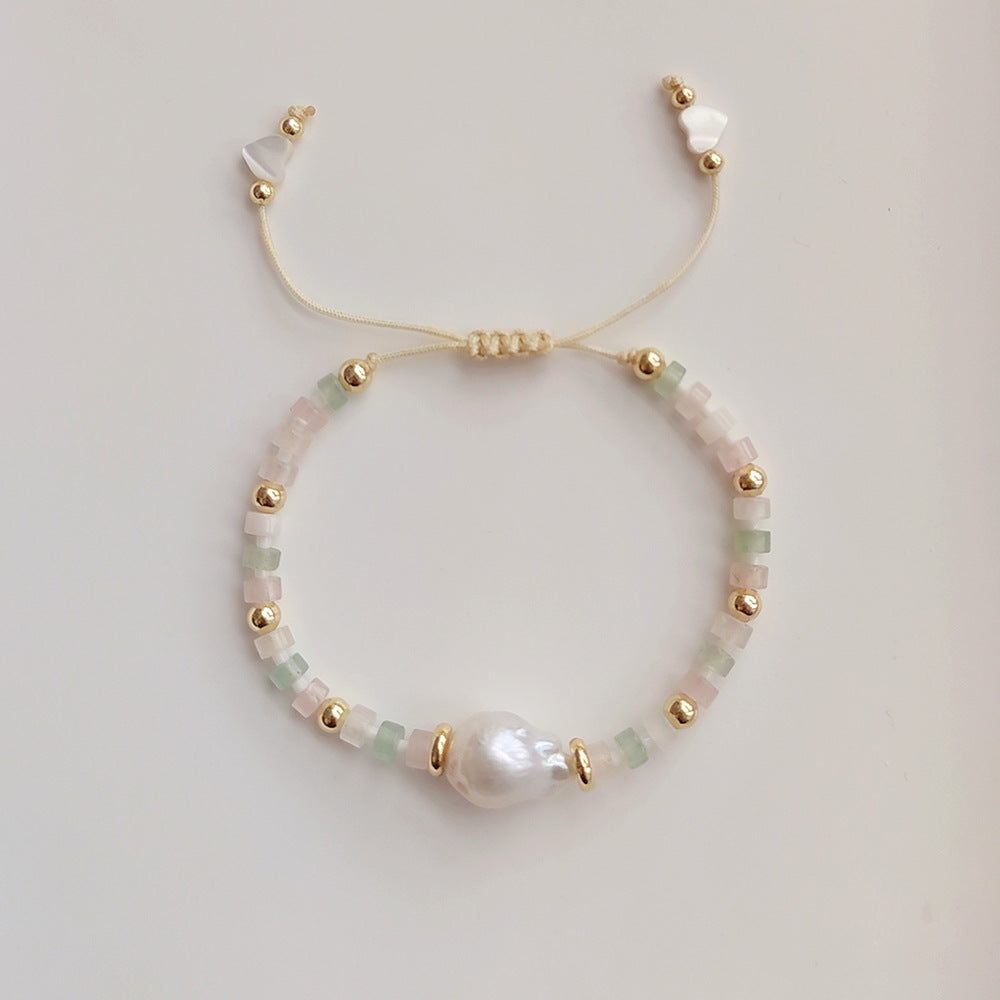 Harmony Bracelet – Pearl, Moonstone & Amazonite