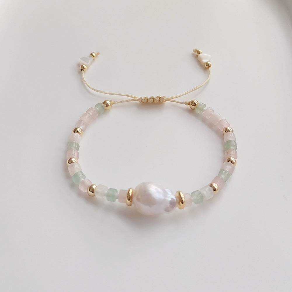 Harmony Bracelet – Pearl, Moonstone & Amazonite